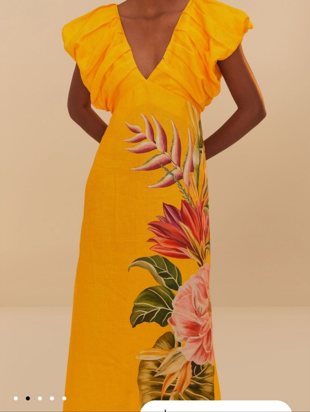 Farm Rio Off White Spring Awakening Mididress - Picture 4 of 7